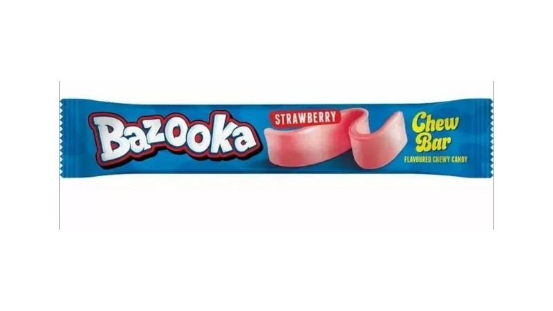 Bazooka Strawberry Chew Bar (14gr)