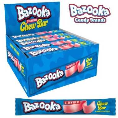 Bazooka Strawberry Chew Bar (14gr)