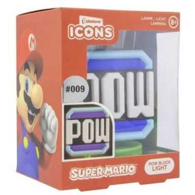 Paladone Icons: Super Mario Pow Bloc Light (9cm)