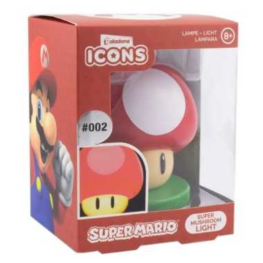 Paladone Icons: Super Mario Super Mushroom Light (9cm)