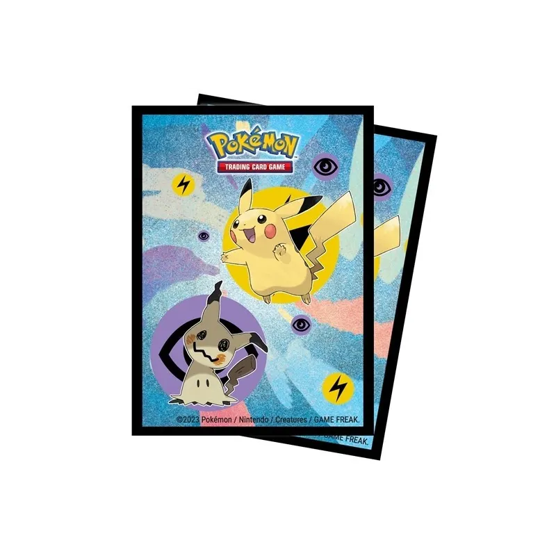 Ultra Pro Pokémon: Pikachu & Mimikyu Standard protector sleeves (65 Sleeves)