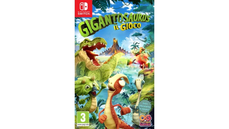 Cover Frontale Gigantosaurus Il Gioco Nintendo Switch