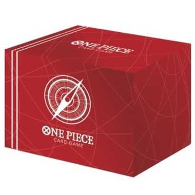 One Piece TCG: Clear Card Case Standard Red