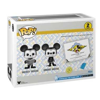 Funko Pop! Plane Crazy Mickey & Minnie Mouse (Special Edition)(2 Pack)