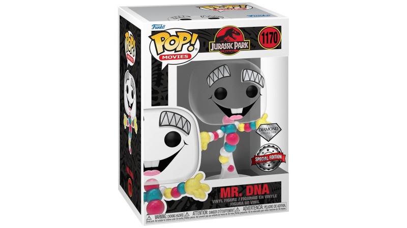 Funko Pop! Jurassic Park- Mr. DNA n.1170 (Diamond7 Special Ed.)