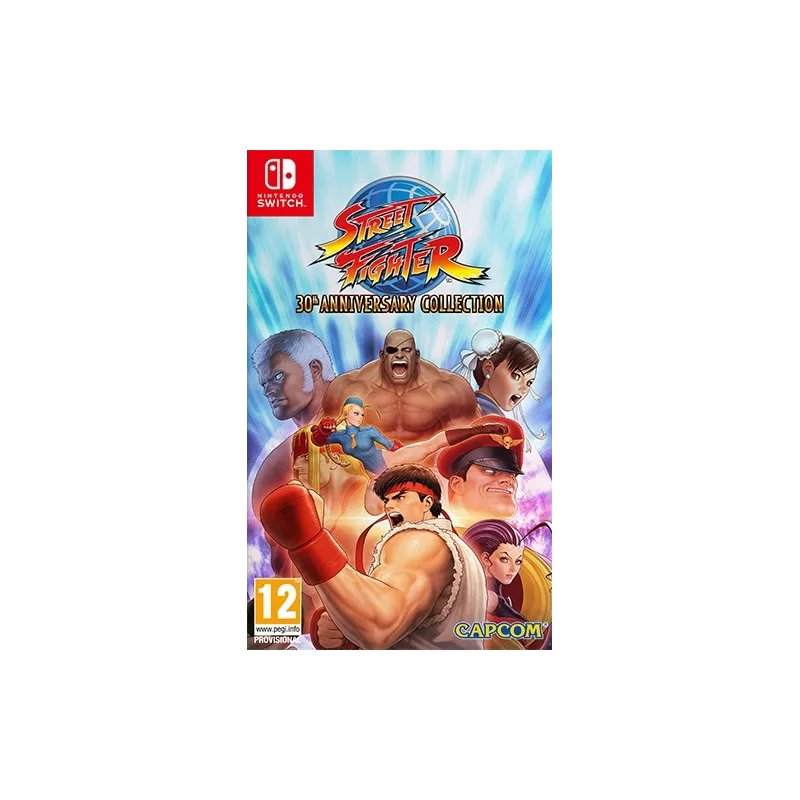 Cover Frontale Street Fighter 30th Anniversary Collection Nintendo Switch