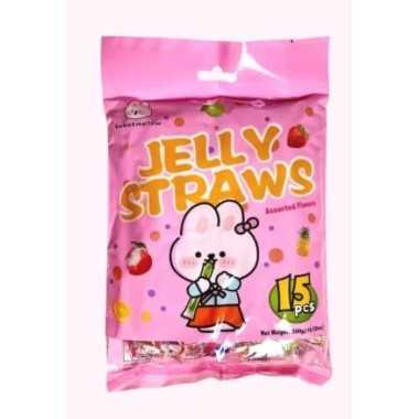 SweetMellow Jelly Straws Assorted Flavours 300gr