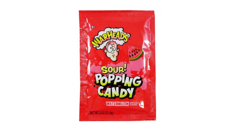 Warheads Sour! Popping Candy Watermelon 9 gr