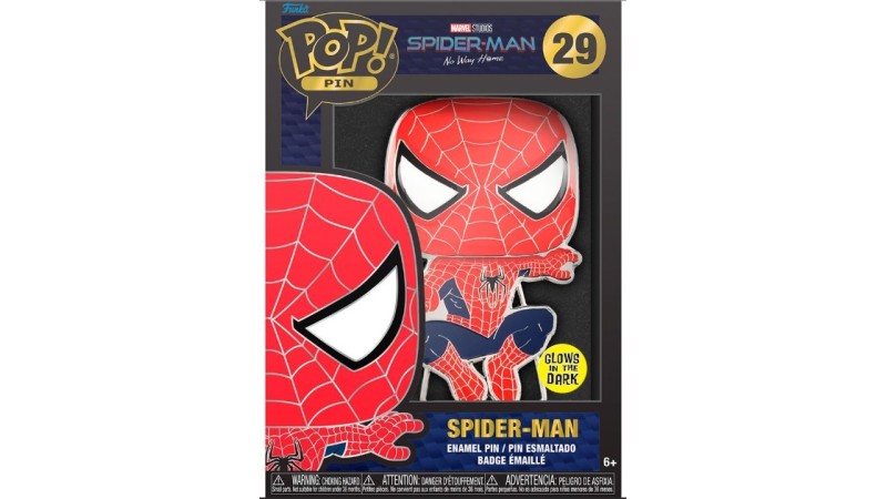 Funko Pop! Pin Spider-Man No Way Home: Spider-Man (29)(Glows in the Dark)