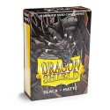 Dragon Shield 60 Black Matte Sleeves Japanese Size