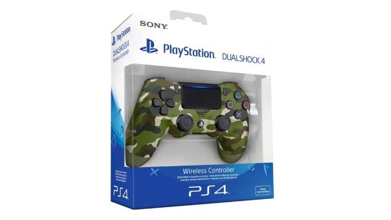 Sony PS4 Dualshock 4 Wireless Controller Green Camouflage