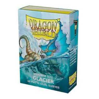 Dragon Shield 60 Glacier Matte Dual Sleeves Japanese Size