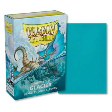 Dragon Shield 60 Glacier Matte Dual Sleeves Japanese Size