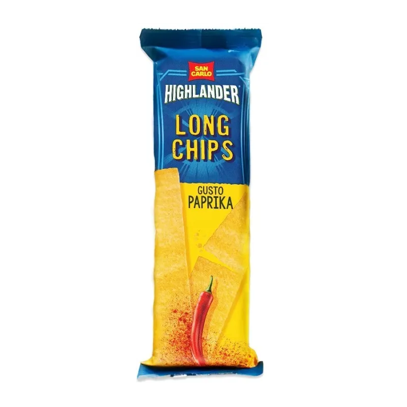 San Carlo Highlander: Long Chips Paprika (75gr)