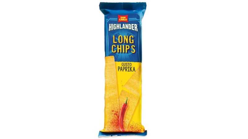 San Carlo Highlander: Long Chips Paprika (75gr)