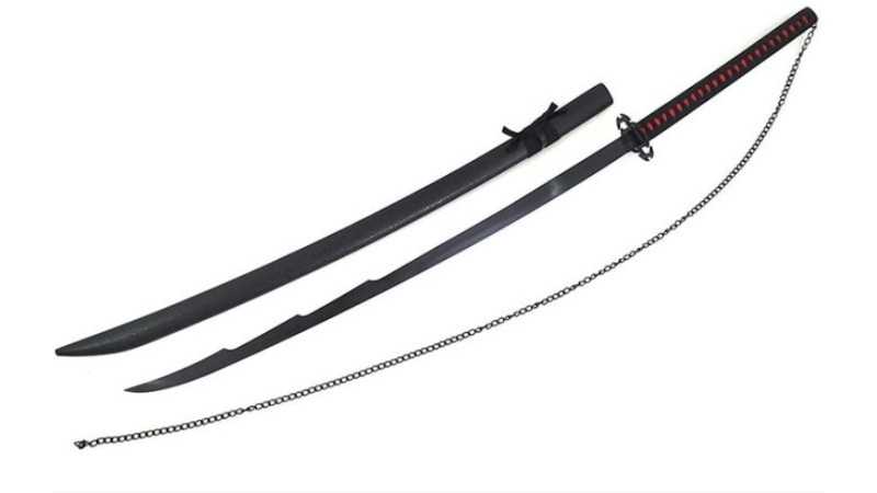 Katana non affilata Bleach: Ichigo Kurosaki Bankai (140cm)