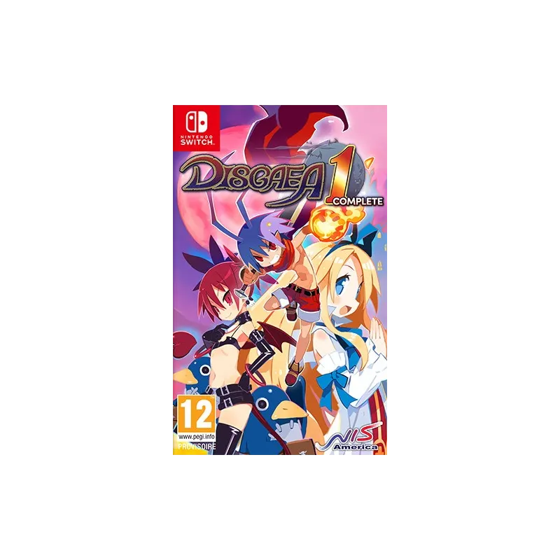 Cover Frontale Disgaea 1 Complete Nintendo Switch