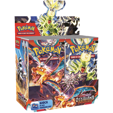 Pokemon Scarlatto e Violetto: Ossidiana Infuocata box 36 pack (Ed. italiana)