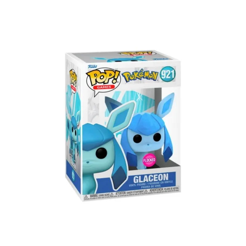 Funko Pop! Pokemon- Glaceon (Flocked/Special Ed.) n.921