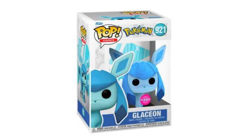 Funko Pop! Pokemon- Glaceon (Flocked/Special Ed.) n.921