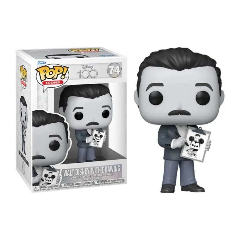 Funko Pop! Disney 100th- Walt Disney with drawing n.74