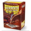 Dragon Shield Crimson Matte 100 Standard Size Sleeves