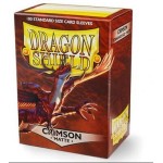 Dragon Shield Crimson Matte 100 Standard Size Sleeves