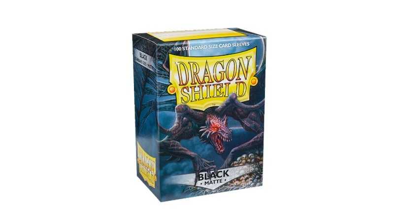 Dragon Shield Black Matte 100 Standard Size Sleeves