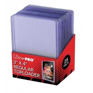 Ultra Pro 3"x4" Regular Toploader 25 Pack