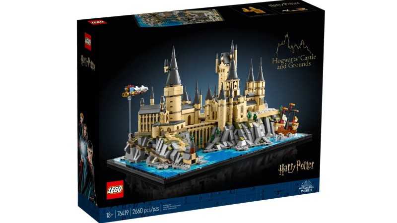 Lego Harry Potter- Castello e parco Hogwarts 76419