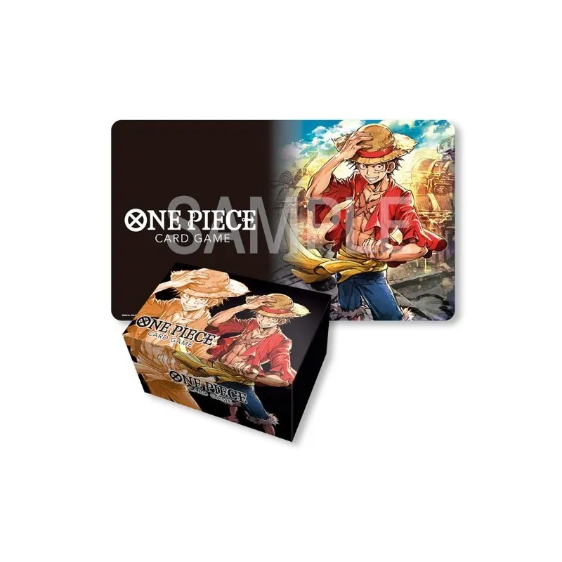 One Piece Card Game: Playmat and Storage Box Monkey D. Luffy