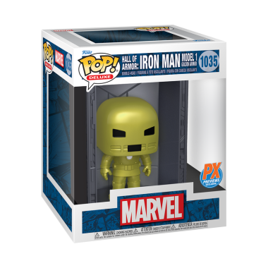 Funko Pop! Marvel- Hall of Armor: Iron Man model 1 Golden Armor n.1035