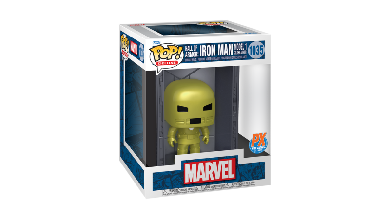 Funko Pop! Marvel- Hall of Armor: Iron Man model 1 Golden Armor n.1035