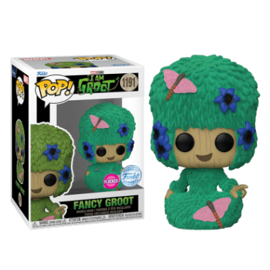 Funko Pop! I am Groot: Fancy Groot (1191)(Special Edition/ Flocked)