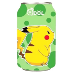 Qdol Pokémon: Pikachu Lime Flavour Sparkling Water (330ml)