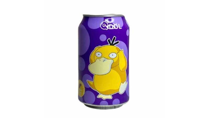 Qdol Pokémon Psyduck Grape Flavor Sparkling Water (330ml)