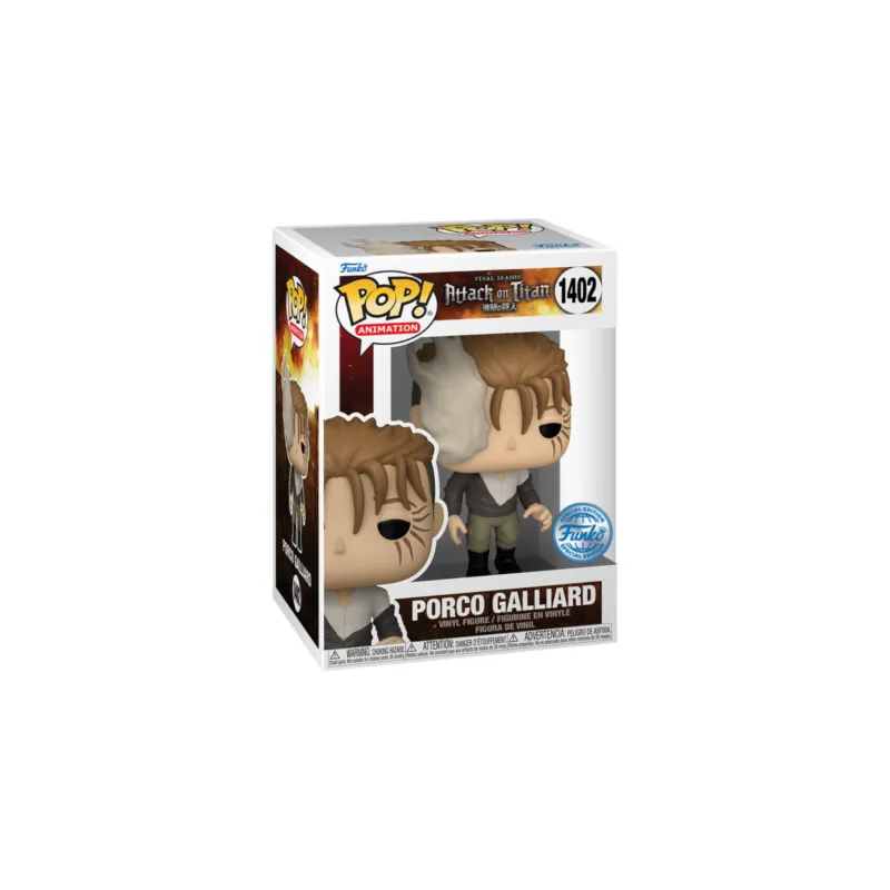 Funko Pop! Attack on Titan: Porco Galliard (1402)(Special Edition/ Athens Regional Exclusive)