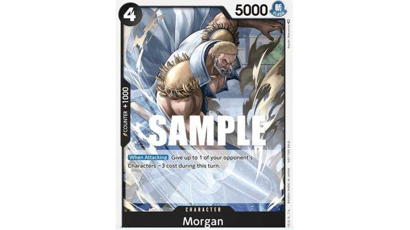 One Piece Card Game Pirate Store Event Kit: Morgan (P-026)(Ed. Ing)