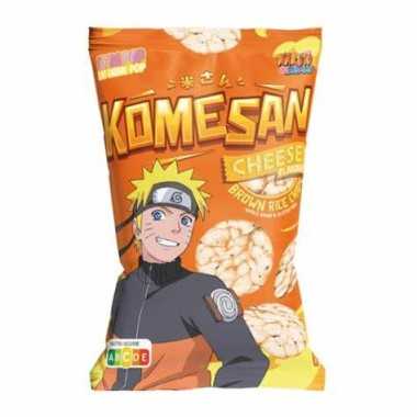 Ultra Pop Komesan Naruto: Naruto Cheese Brown Rice Chips (60gr)