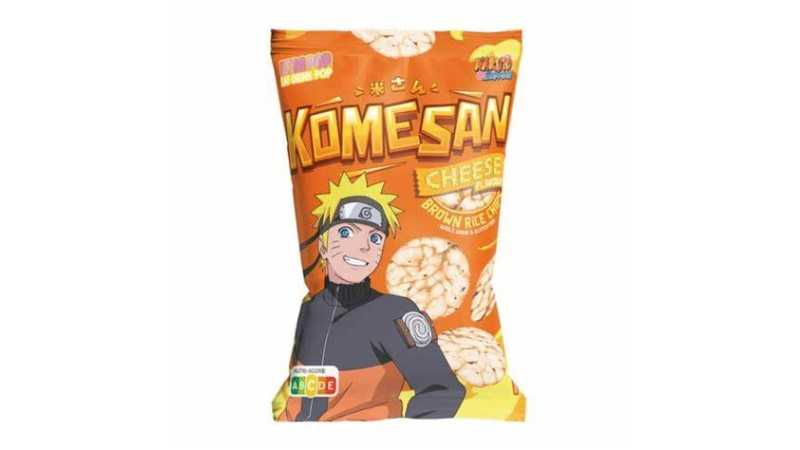 Ultra Pop Komesan Naruto: Naruto Cheese Brown Rice Chips (60gr)