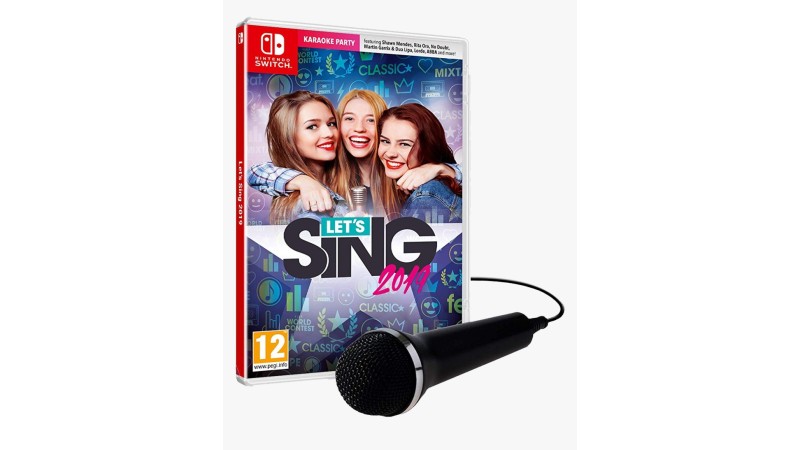 Cover Frontale Let's Sing 2019 + Mic Nintendo Switch