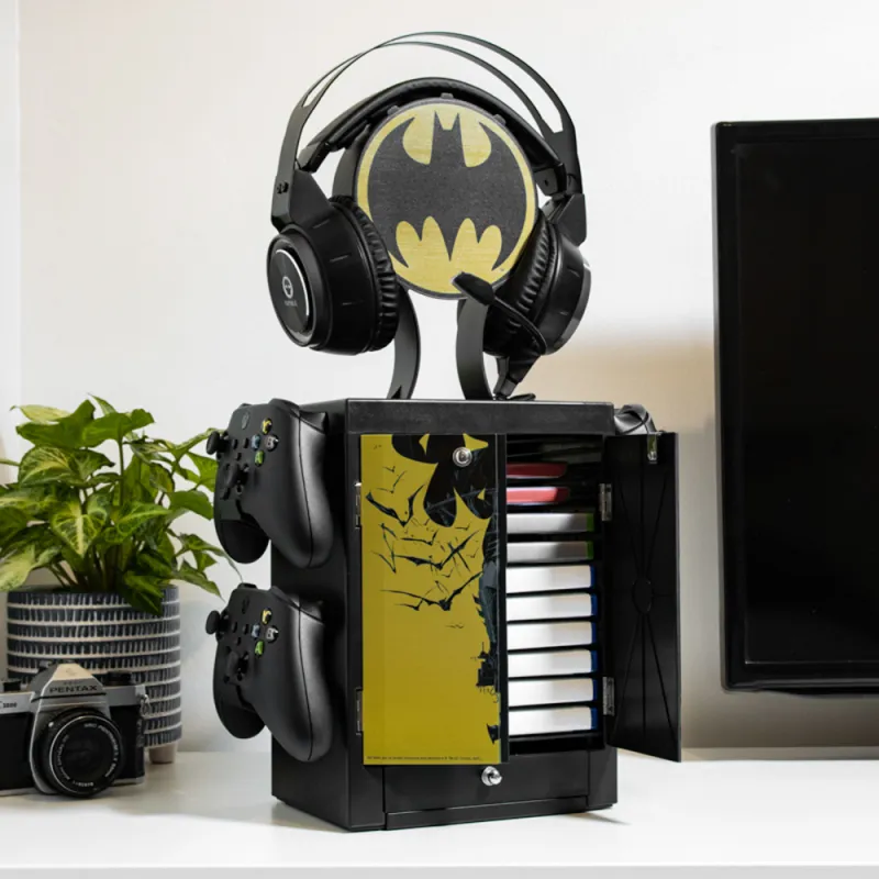 Gaming Locker Batman Edition per Xbox, PlayStation, Nintendo Switch