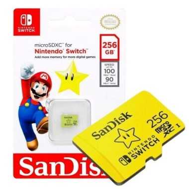 Sandisk MicroSDXC per Nintendo Switch (256GB)