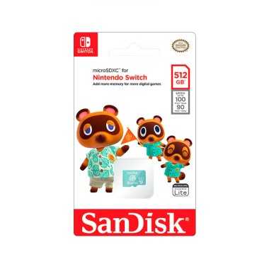 Sandisk MicroSDXC per Nintendo Switch (512GB)