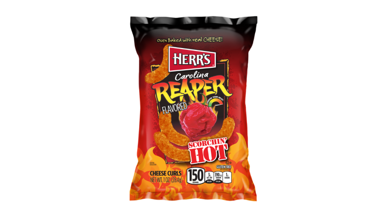 Herr's Carolina Reaper Cheese Curls (28gr)