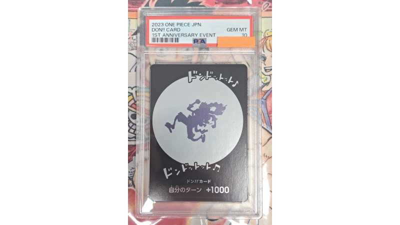 2023 One Piece JPN: Don!! Card 1ST Anniversary Event PSA GEM MT10 (Ed. Jap)