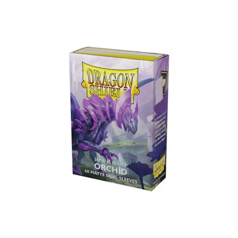 Dragon Shield: 60 Japanese Size Matte Dual Sleeves: Orchid