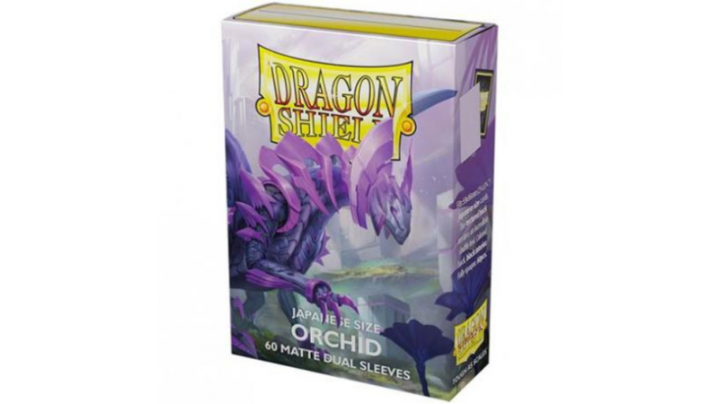 Dragon Shield: 60 Japanese Size Matte Dual Sleeves: Orchid