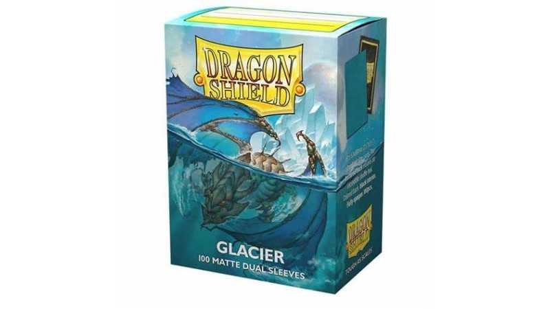 Dragon Shield: 100 Matte Dual Sleeves: Glacier