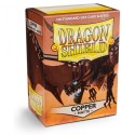 Dragon Shield: 100 Standard Size Card Sleeves: Copper Matte